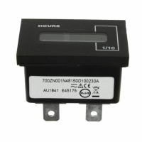 700ZN001N48150D100230A HOURMETER LCD ACDC RECT PNL MNT