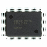 HD64F2319VF25 IC H8S MCU FLASH 512K 100-QFP
