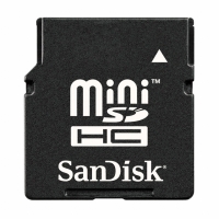 SDSDM-512-K MEMORY CARD MINI SD 512MB W/ADPT
