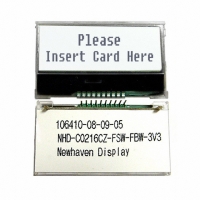 NHD-C0216CZ-FSW-FBW-3V3 LCD COG CHAR 2X16 WHT TRANSFL
