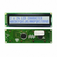 NHD-0224AZ-FSW-GBW LCD MOD CHAR 2X24 TRANSFL