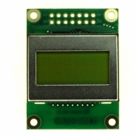 MDLS-82603-LV-G LCD MOD 8X2 CHAR STN GRN/YLW