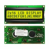 NHD-0216PZ-FL-YBW-PC LCD MOD CHAR 2X16 YL/GN TRANSFL