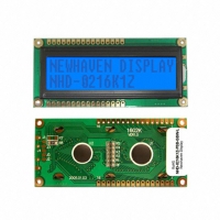 NHD-0216K1Z-FSB-GBW-L LCD MOD CHAR 2X16 BLUE TRANSFL