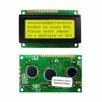 NHD-0420AZ-FL-YBW-3V LCD MOD CHAR 4X20 Y/G TRANSFL