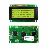 NHD-0420AZ-FL-GBW-3V LCD MOD CHAR 4X20 Y/G TRANSFL