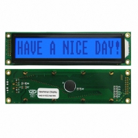 NHD-0116GZ-FSB-FBW LCD MOD CHAR 1X16 BLUE TRANSFL