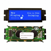 NHD-12232KZ-NSW-BBW-P LCD MOD GRAPH 122X32 WH TRANSM