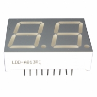LDD-A813RI LED 7-SEG .80 DUAL YEL CA DIRECT
