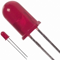 HLMP-D150 LED 5MM 645NM RED DIFF LOW CURR