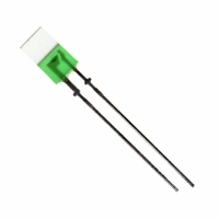 LN324GPH LED GREEN DIFFUSED 1X5MM RECT