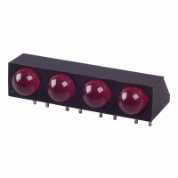 SSF-LXH400ID LED 5MM 4-WIDE RED PC MOUNT