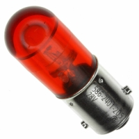 586-2401-205F BASED LED T3 1/4 RED 28V NONPOL