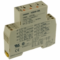 H3DS-ML AC24-230/DC24-48 RELAY TIME DELAY 8MODE DIN MNT