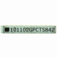 752101102GP RES-NET 1.0K OHM BUSSED SIP SMD