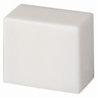 PE WH SWITCH CAP RECTANGLE WHITE