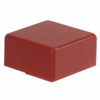 6JRED SWITCH CAP 8MM SQ RED