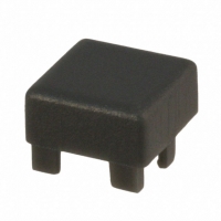ACC-C16-9 SWITCH CAP 12.5MM SQ PLASTIC GRY