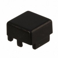 ACC-C16-2 SWITCH CAP 12.5MM SQ PLASTIC BLK
