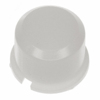 1D16 CAP SWITCH RND FROSTED WHITE