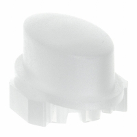 1WA16 CAP OVAL SWITCH FROSTED WHITE