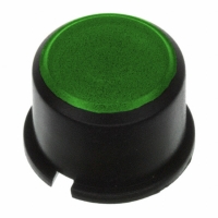 1F092 CAP SWITCH BLACK/ GREEN LENS