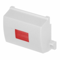 1C068 CAP SWITCH WHITE/ RED LENS