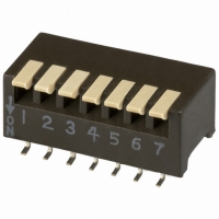 193-7MS SWITCH DIP 7POS SIDE ACT SMT