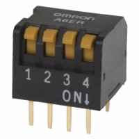 A6ER-4101 SWITCH DIP 4POS SIDE ACT SHRT