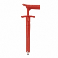BU-20434-2 PLUNGER CLIP STEEL JAWS 15A RED