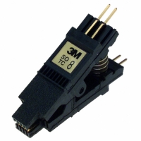 923655-08 8-PIN TEST CLIP GOLD SOIC .15