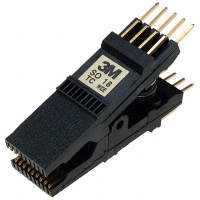 923665-18 18-PIN TEST CLIP GOLD SOIC .30