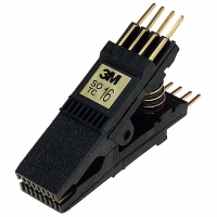923655-16 16-PIN TEST CLIP GOLD SOIC .15