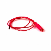 9864-24 RED PATCHCRD SCKT-MINI ALLIG CLP RED