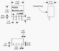 P6AU-2412E Dc/dc   1 ,  sip-4...