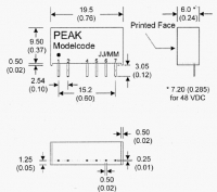 P6LU-0505EH52 Dc/dc   1 ,  sip-7, ...