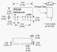 P6LU-1205Z Dc/dc   1 ,  sip-7, ...