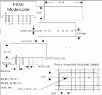 PD10NG-0512Z2:1 Dc/dc   2 ,  sip-8, ...