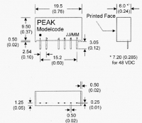 P6CUI-120505Z Dc/dc   1 ,  sip-7, ...
