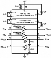 ICL232M 5- / rs-232...