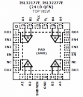 ISL32177EF 4-  rs-485/rs-422 ...