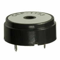 CEP-1153 BUZZER PIEZO 4KHZ 17MM EXT DRIVE