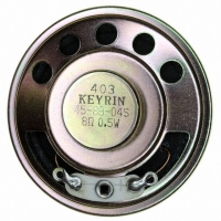 45-8B-04S SPEAKER, 8 OHM .5W 45MM LOW PRO