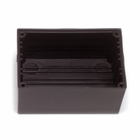 3850-0 BOX PLASTIC W/GUIDE & COVER BLK