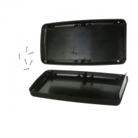 H75,BK BOX 7.2 X 3.65 X 1.26 BLK