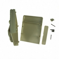 M4PC,AL BOX 2.8 X 2.2 X.71 W/CLIP ALMOND