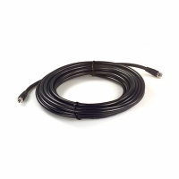 F6-25B CABLE RG6/U W/F-CONN BLACK 25'