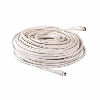 F6-75W CABLE RG6/U W/F-CONN WHITE 75'