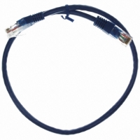 A-MCU60005/B-R CABLE CAT6 UNSHIELDED BLUE .5M