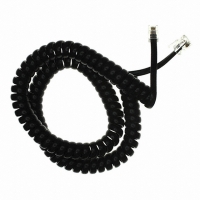 AT-C-26-4/4/B-7-R CORD COIL STANDARD 4-4 BLACK 7'